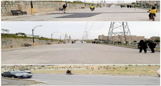 پیاده‌راه و بوستان بعثت آبیک جولانگاه  معتادین و موتورسواران نشود