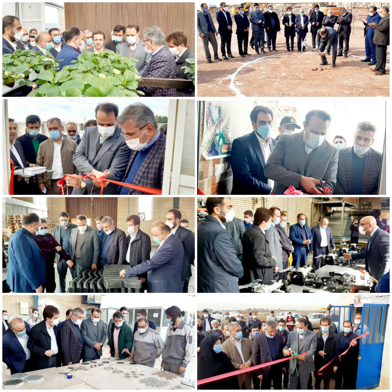 افتتاح و کلنگ زنی 9 پروژه در آبیک