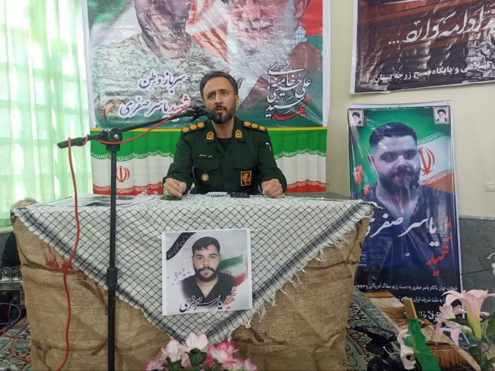 مردم ایران با پشتیبانی از نظام، هرگونه جسارت دشمن را با پاسخی پشیمان‌کننده پاسخ خواهند داد